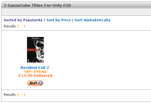 2 Gamecube titles for only 28 pound